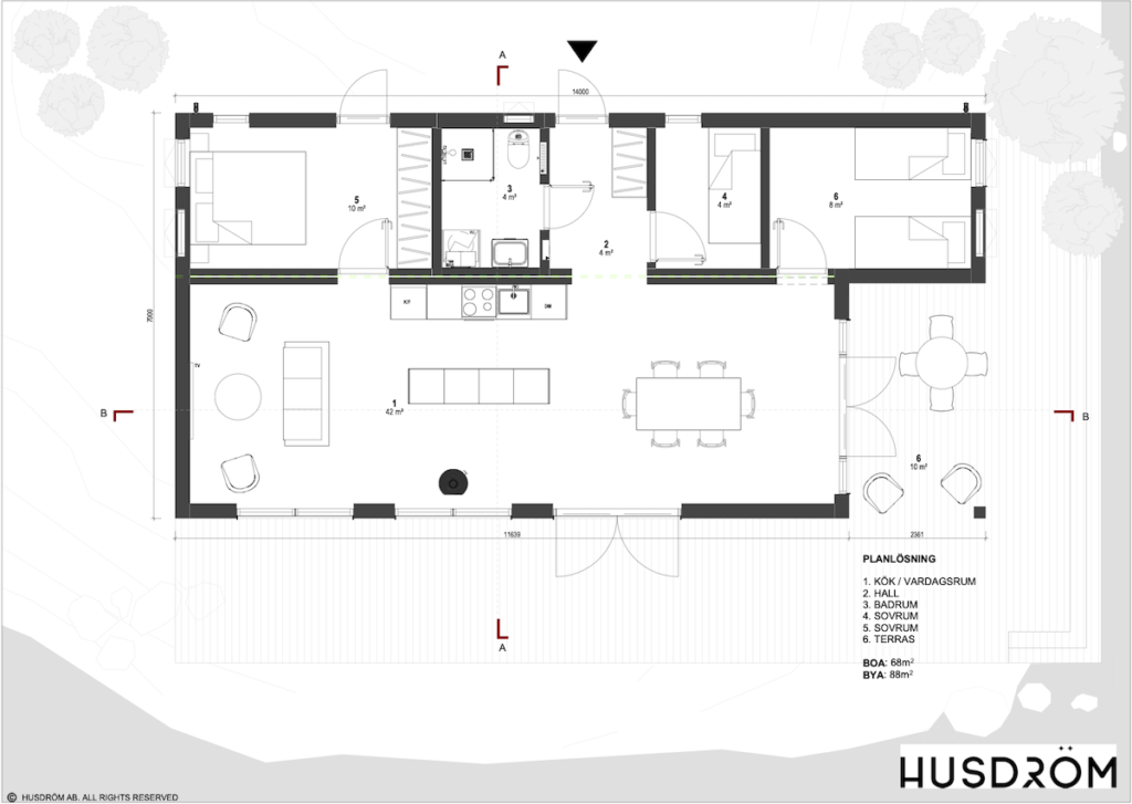 Husdrom-drom88-planritning